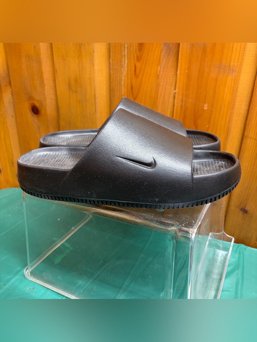 Nike Calm Slide Black Mens Size 13 Sandals Comfort Foam Slip On DX4816-001
Item
